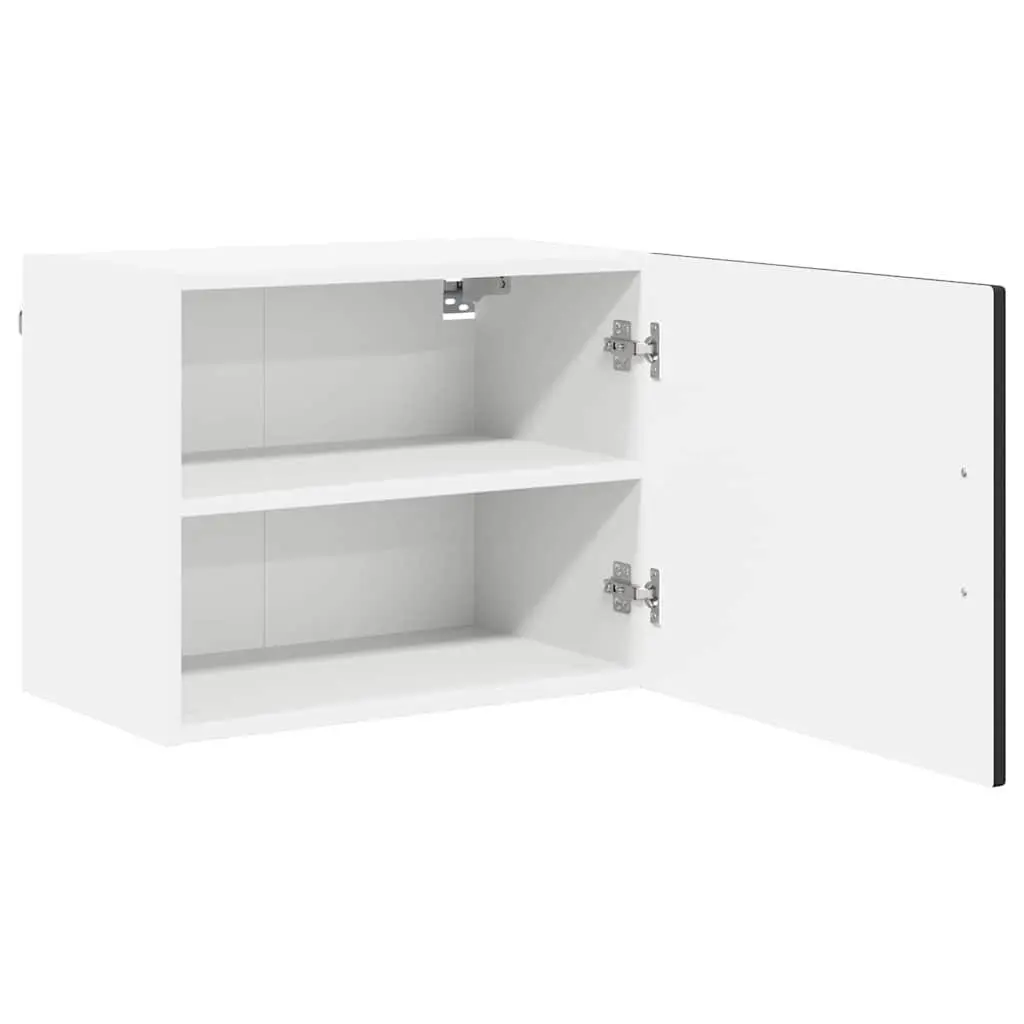 Wall Cabinet Kitchen Engineered Wood 50 x 31 x 40 cm Black