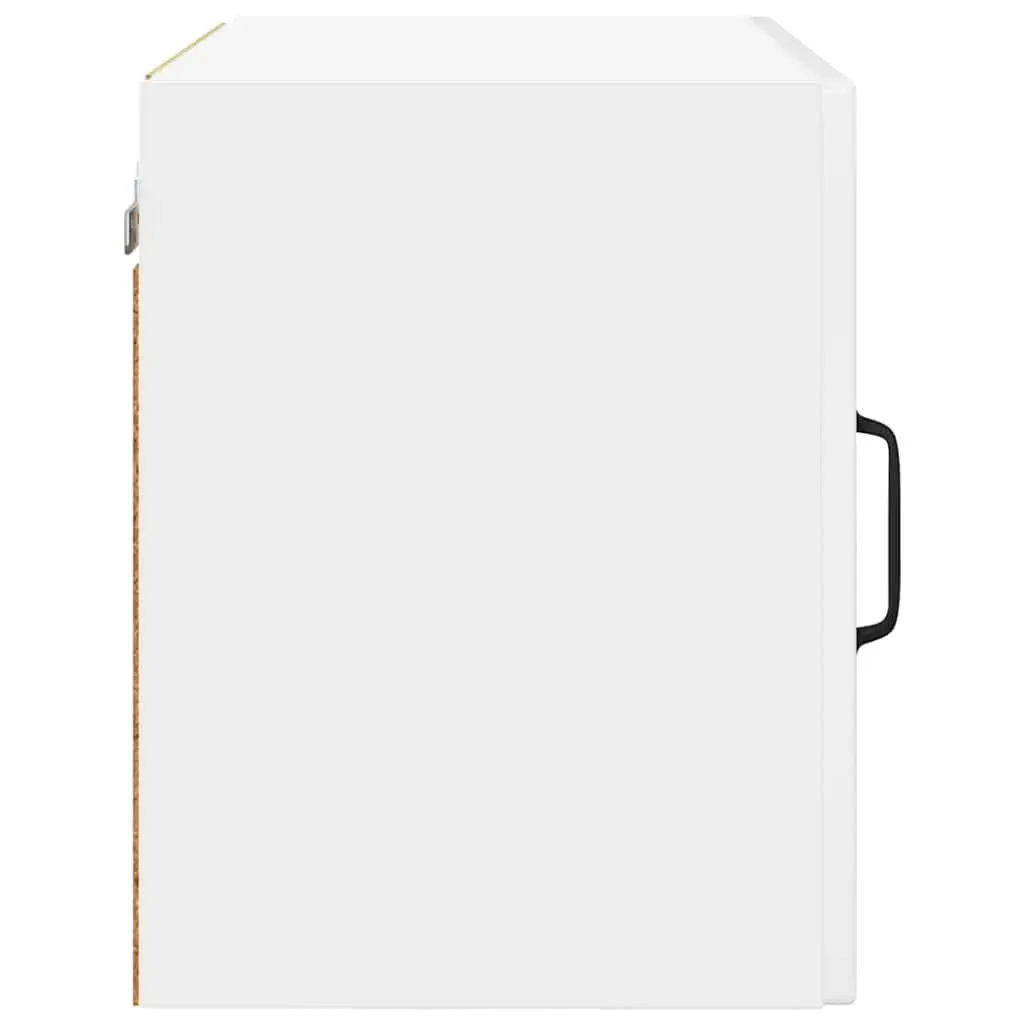 Wall Cabinet Engineered Wood High Gloss White 50 x 31 x 40 cm