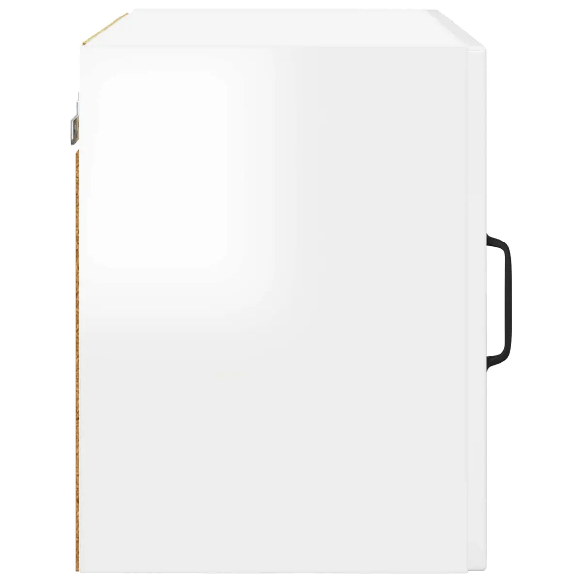 Kitchen Cabinets Engineered Wood High Gloss White 50x31x40cm 2 Pieces Modern Wall Mounted Storage Shelves