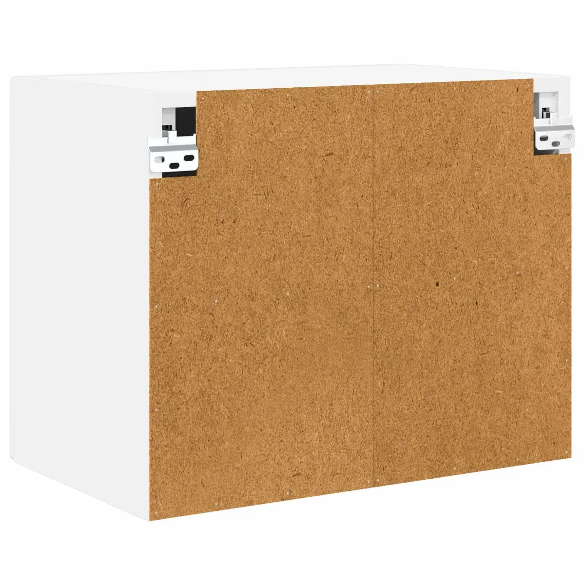 Kitchen Cabinets Engineered Wood High Gloss White 50x31x40cm 2 Pieces Modern Wall Mounted Storage Shelves