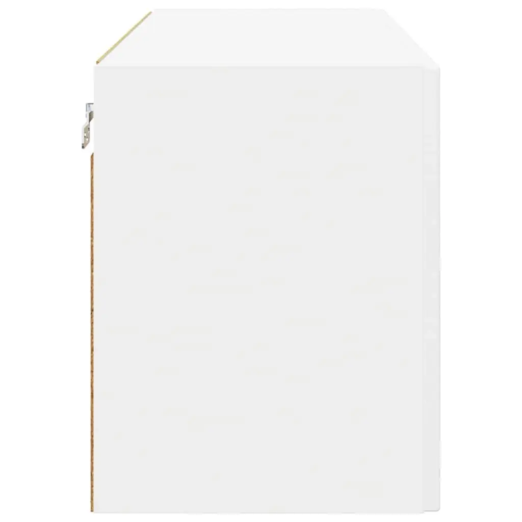 Wall Cabinet Kitchen Storage PORTO White 80x31x40cm Engineered Wood Shelves