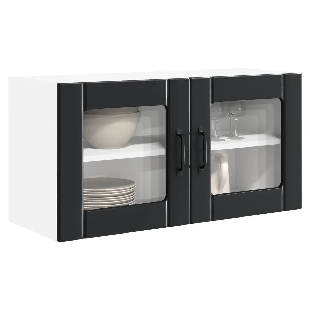Wall Glass Cabinet 80x31x40cm for Indoor Use
