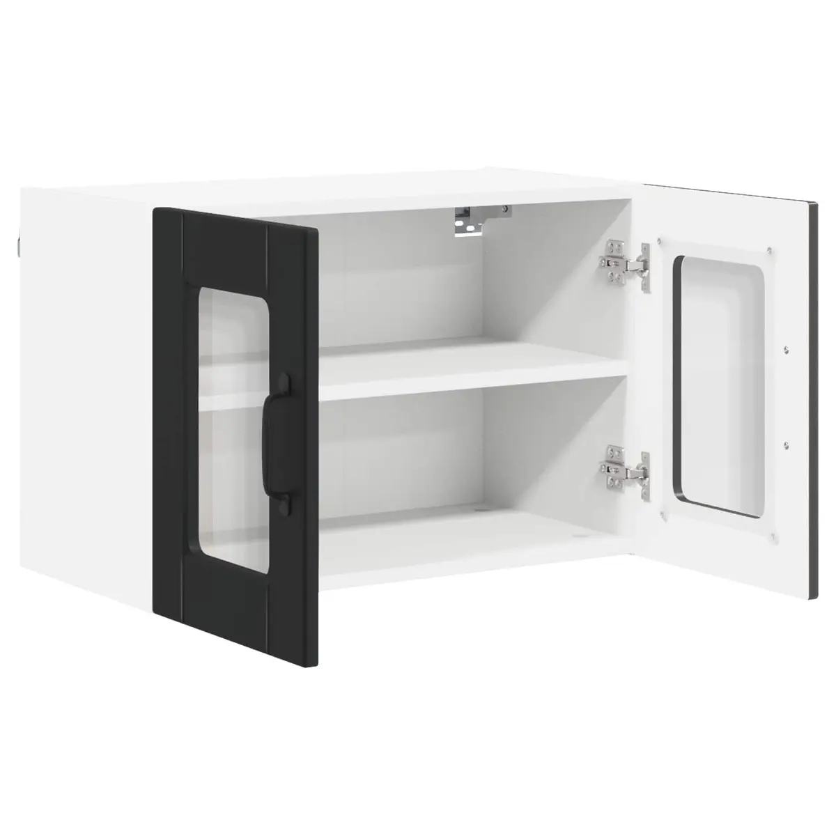 Wall Cabinet Engineered Wood 60x31x40cm Black