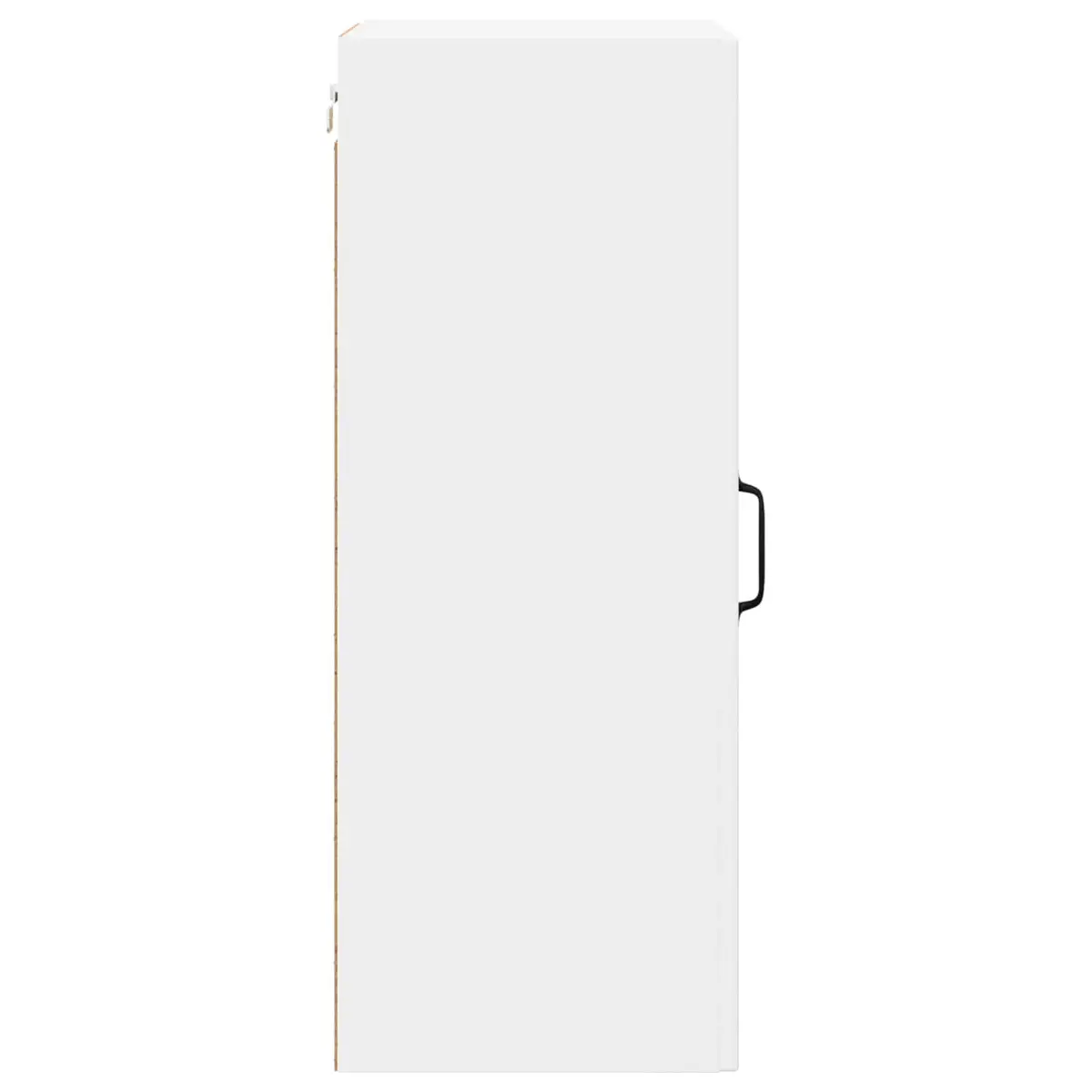 Wall Glass Cabinet PORTO White Kitchen Storage 40 x 31 x 80 cm Set of 2