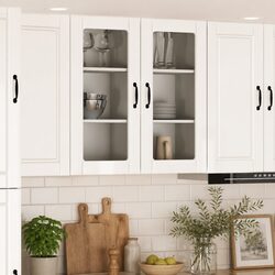 Functional Wall-Mounted Kitchen Cabinet System for Your Home
