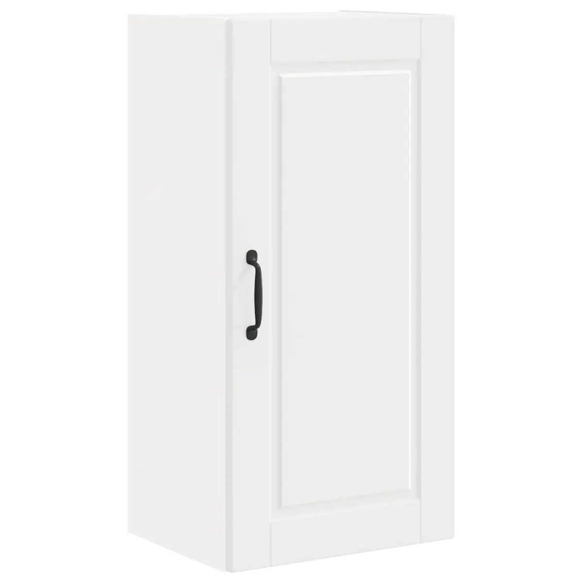 Wall Cabinet Kitchen Storage White 40x31x80cm Engineered Wood Shelves Unit