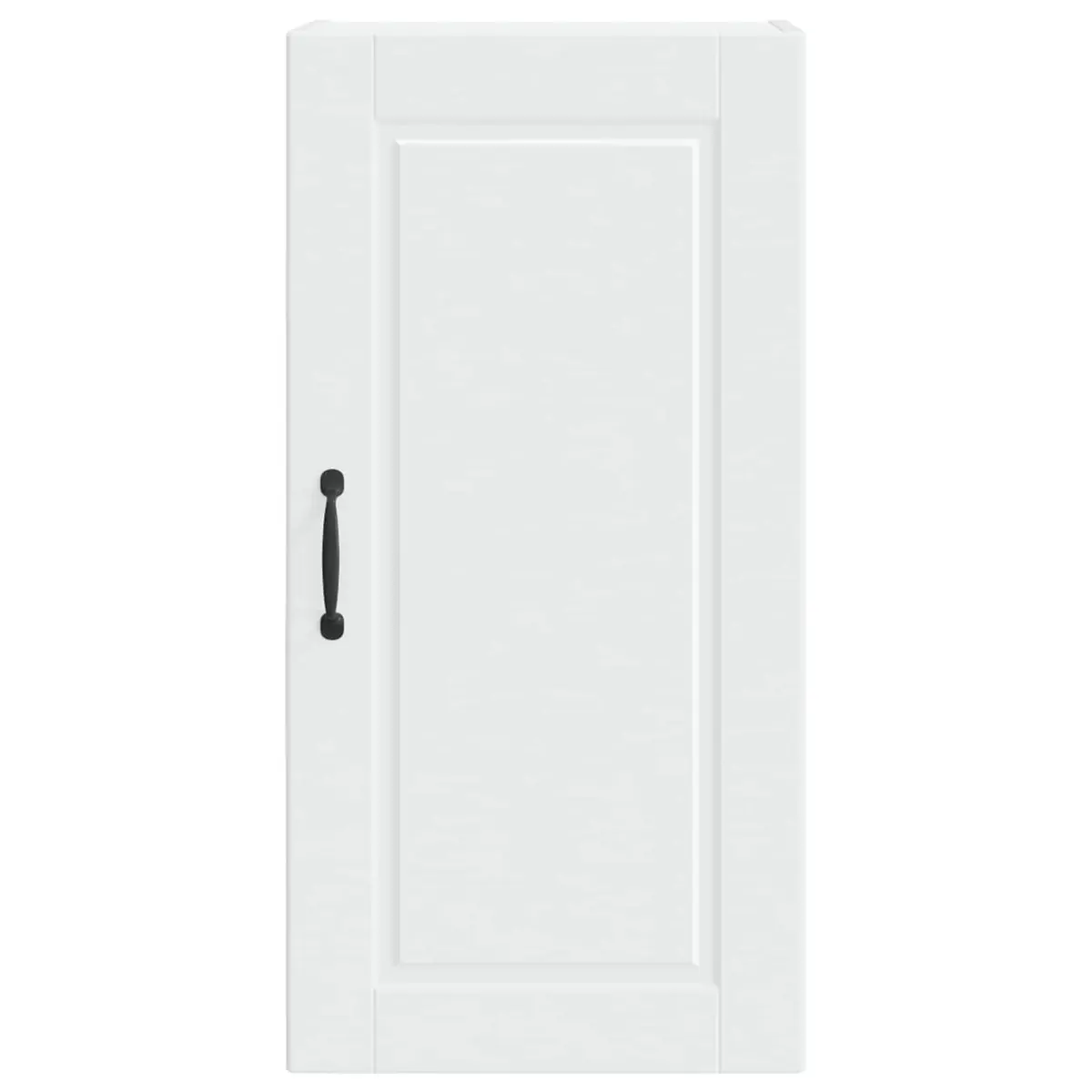 Wall Cabinet Kitchen Storage White 40x31x80cm Engineered Wood Shelves Unit