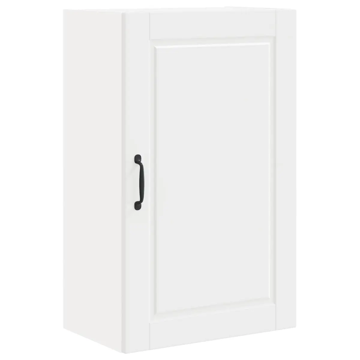 Wall-Mounted Kitchen Cabinet Engineered Wood White 50x31x80cm Storage with Compartments and Shelves