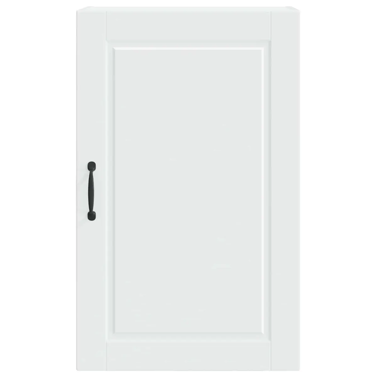 Wall-Mounted Kitchen Cabinet Engineered Wood White 50x31x80cm Storage with Compartments and Shelves