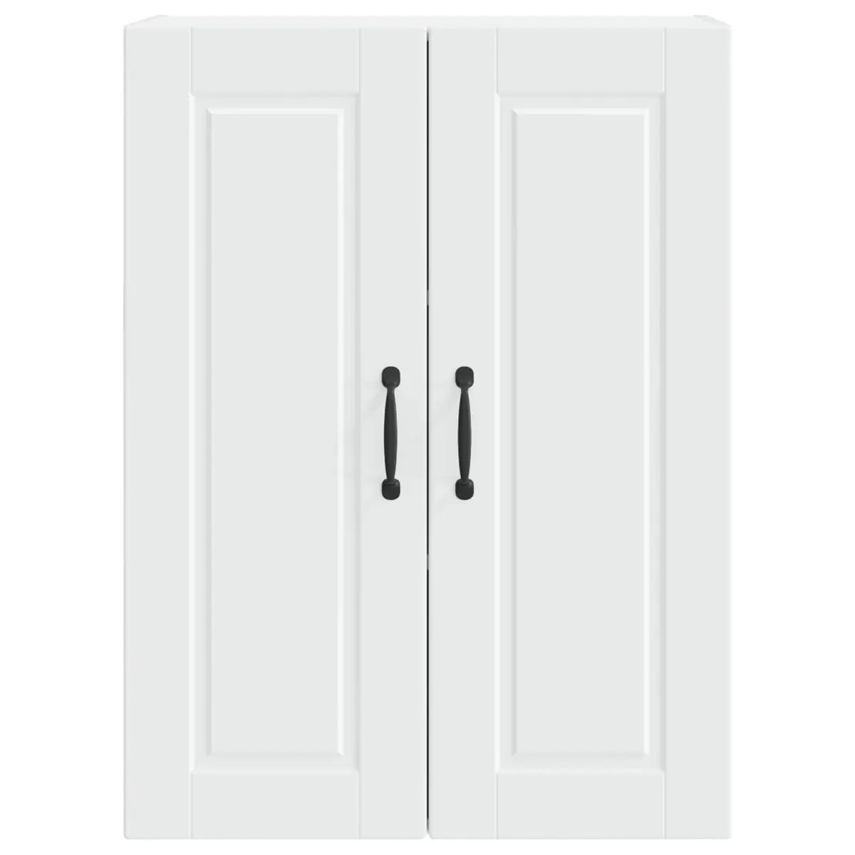 Wall Cabinet PORTO White Kitchen Storage 60 x 31 x 80 cm Engineered Wood Shelves