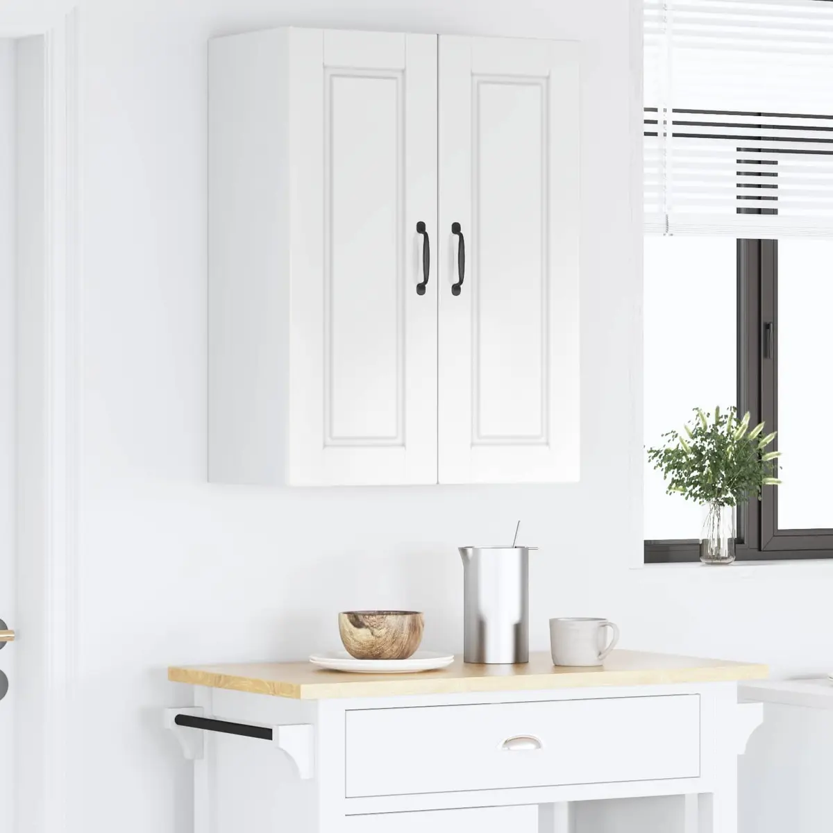 Wall-Mounted Kitchen Cabinet with Shelves 60 x 31 x 80 cm