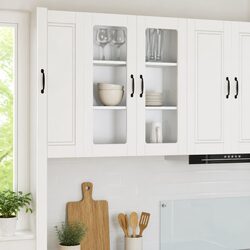 Practical Wall Glass Cabinet 80x31x80cm for Everyday Use