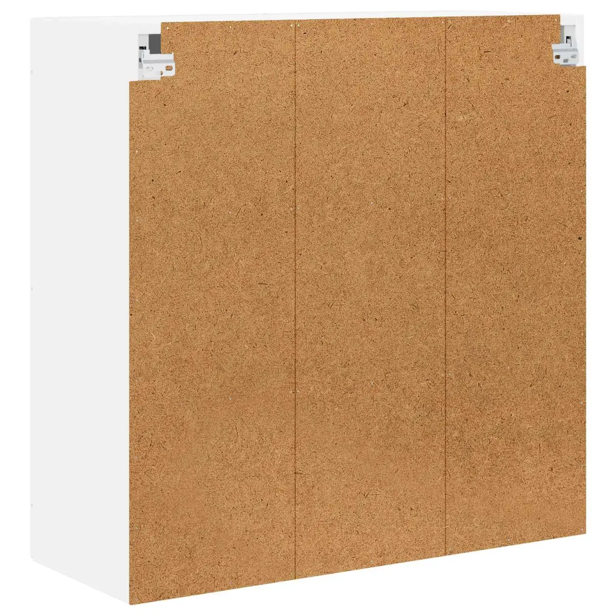 Wall Glass Cabinet Engineered Wood 80x31x80cm White