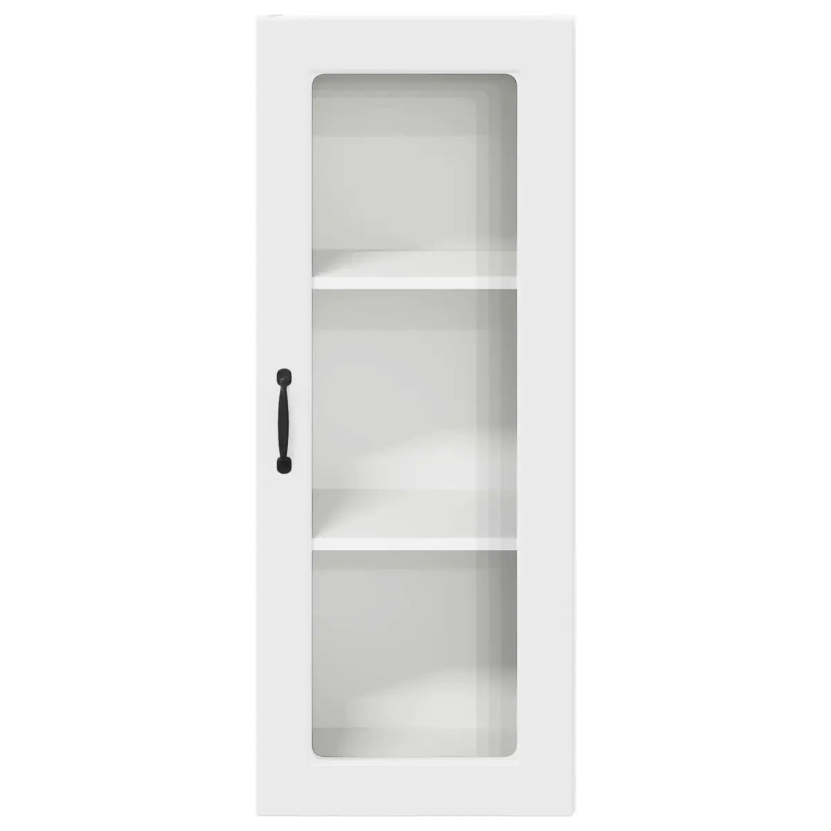 Wall-Mounted Kitchen Cabinet Engineered Wood 40x31x100cm White Storage Shelving Unit