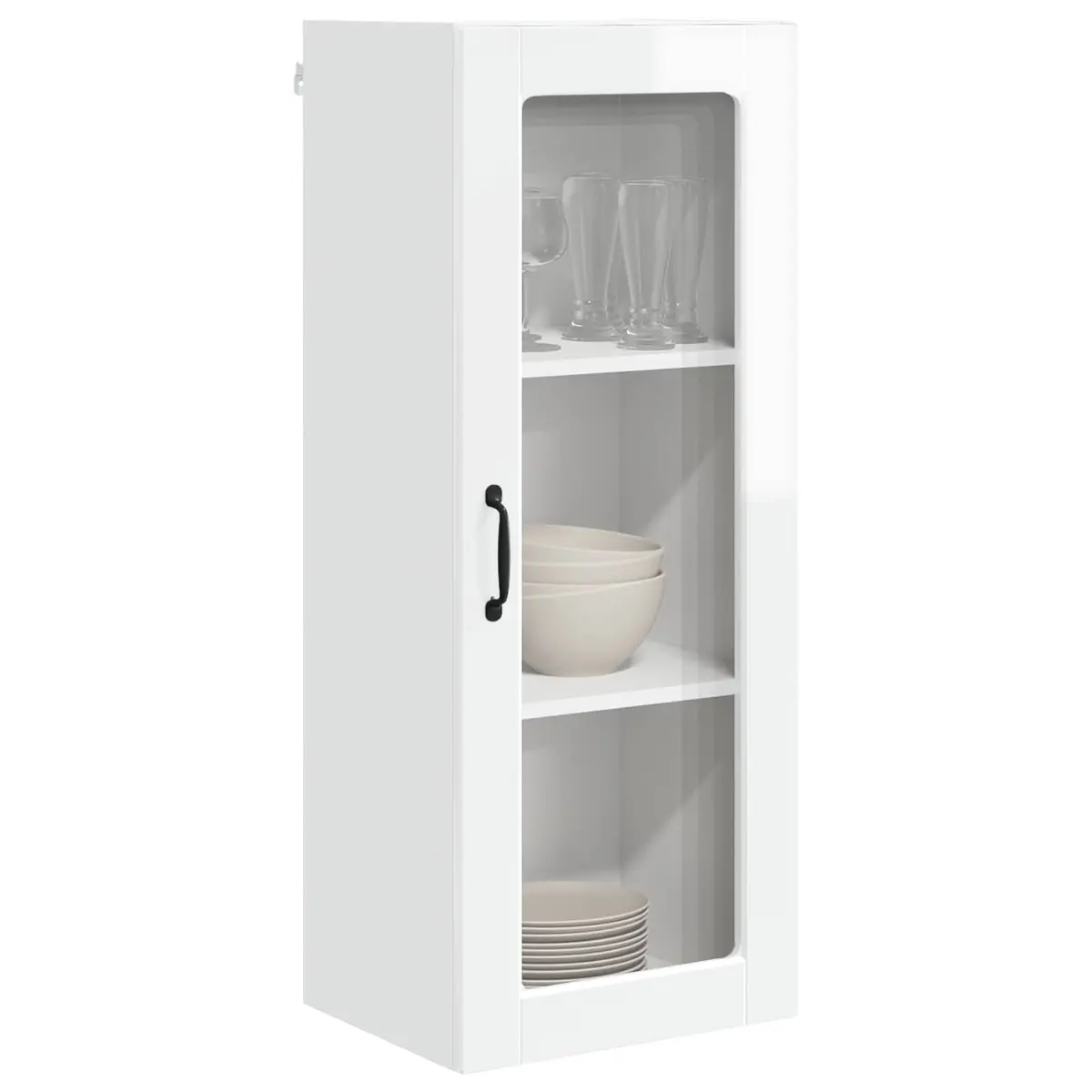 High Gloss White Wall Kitchen Cabinet