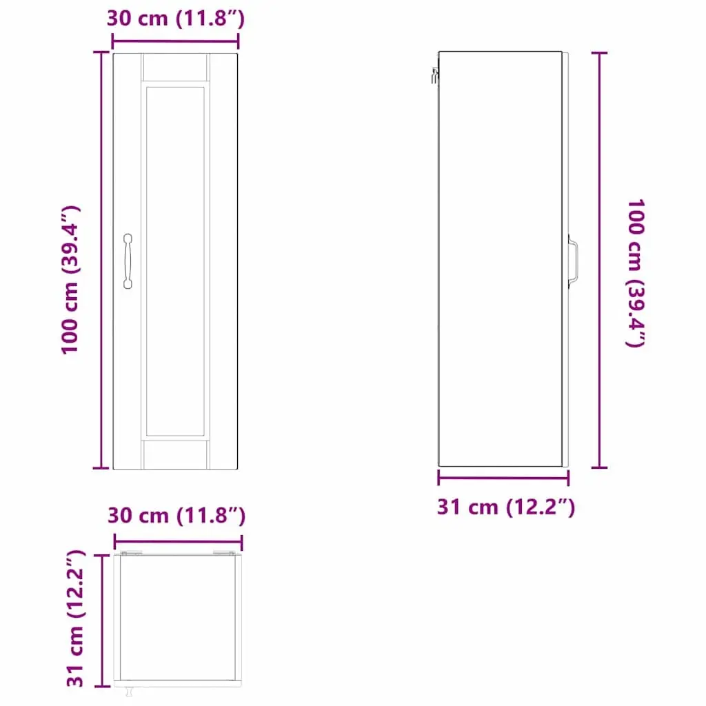 Wall-Mounted Kitchen Cabinet for Organized Storage