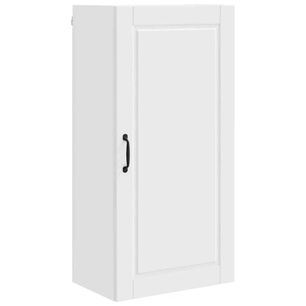 Wall Cabinet Kitchen Storage White 50x31x100cm Engineered Wood Shelves Organiser