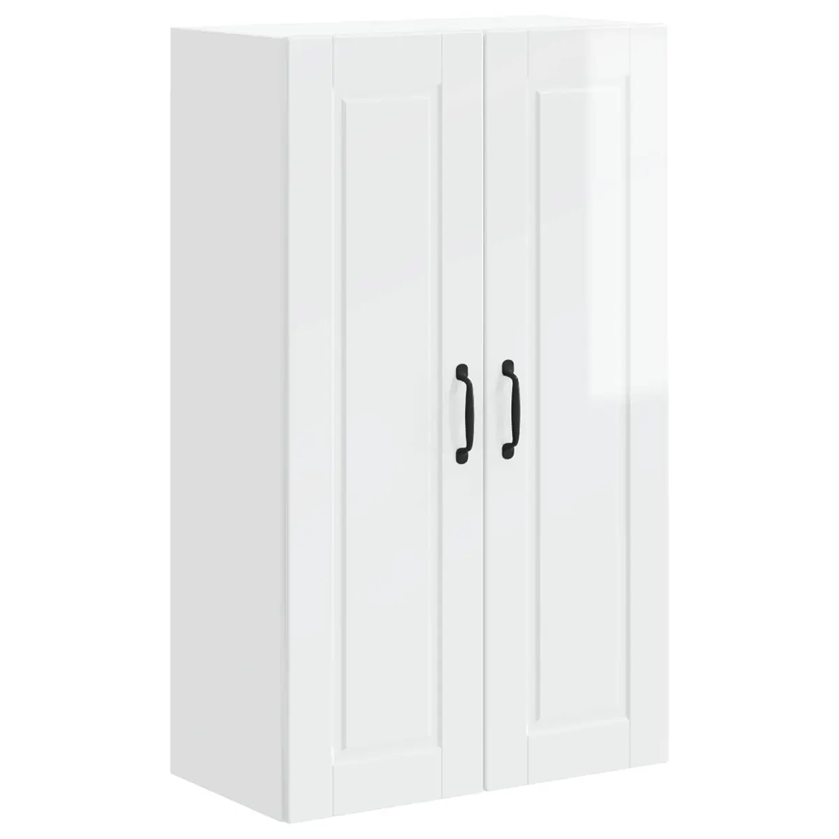 Wall Cabinet Engineered Wood 60 x 31 x 100 cm High Gloss White