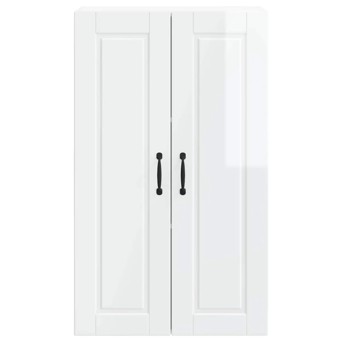 Wall Cabinet Engineered Wood 60 x 31 x 100 cm High Gloss White