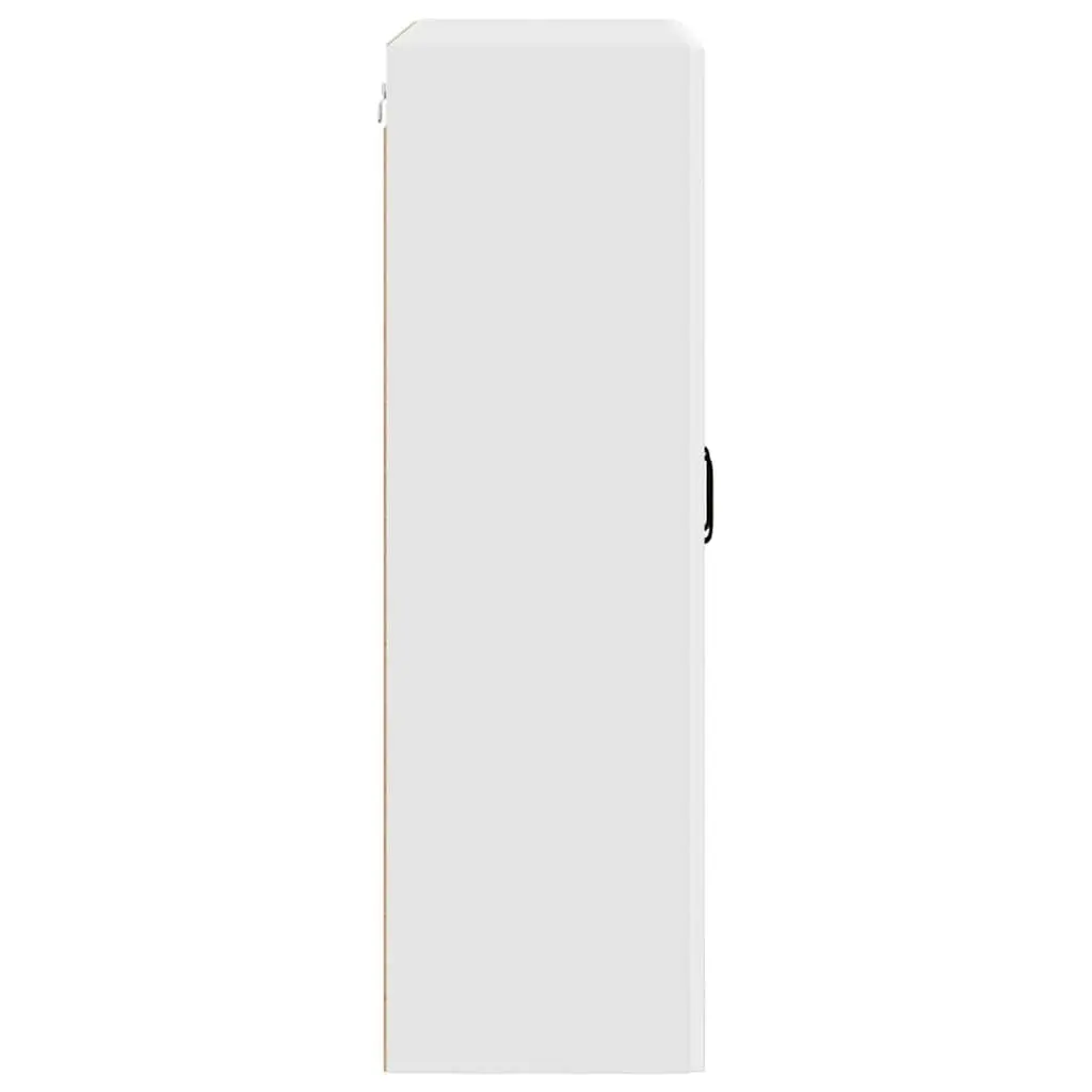 Wall Cabinet Engineered Wood 80x31x100cm White Kitchen Storage