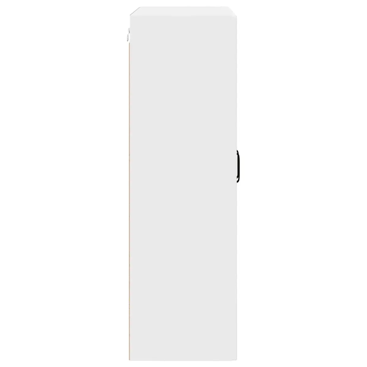 Wall Mounted Kitchen Cabinet Engineered Wood White Storage Shelves 80x31x100cm