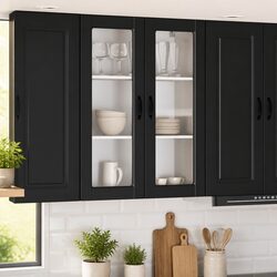 Practical Wall-Mounted Kitchen Cabinet PORTO 80x31x100cm