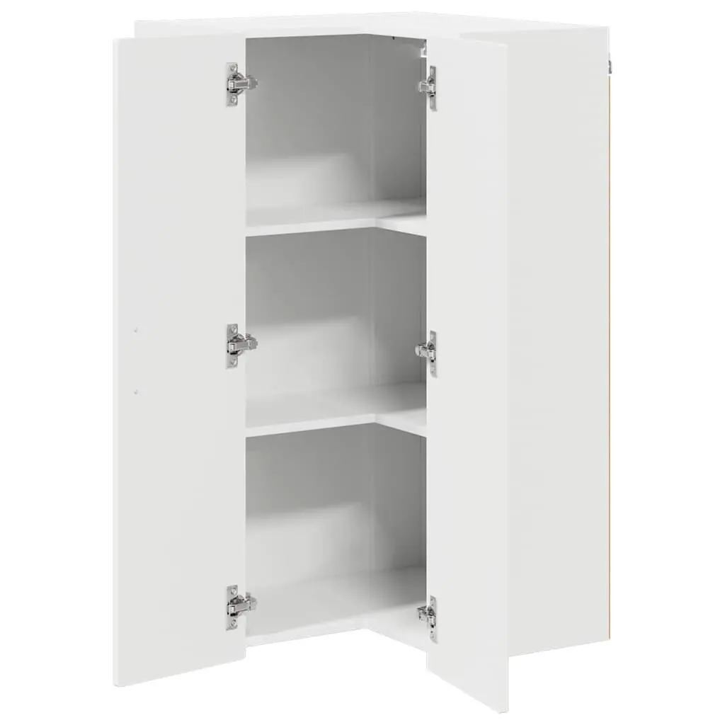 Wall-Mounted Corner Kitchen Cabinet 57x57x100cm