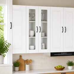Functional Wall-Mounted Storage Cabinet for Kitchens 60x31x100cm