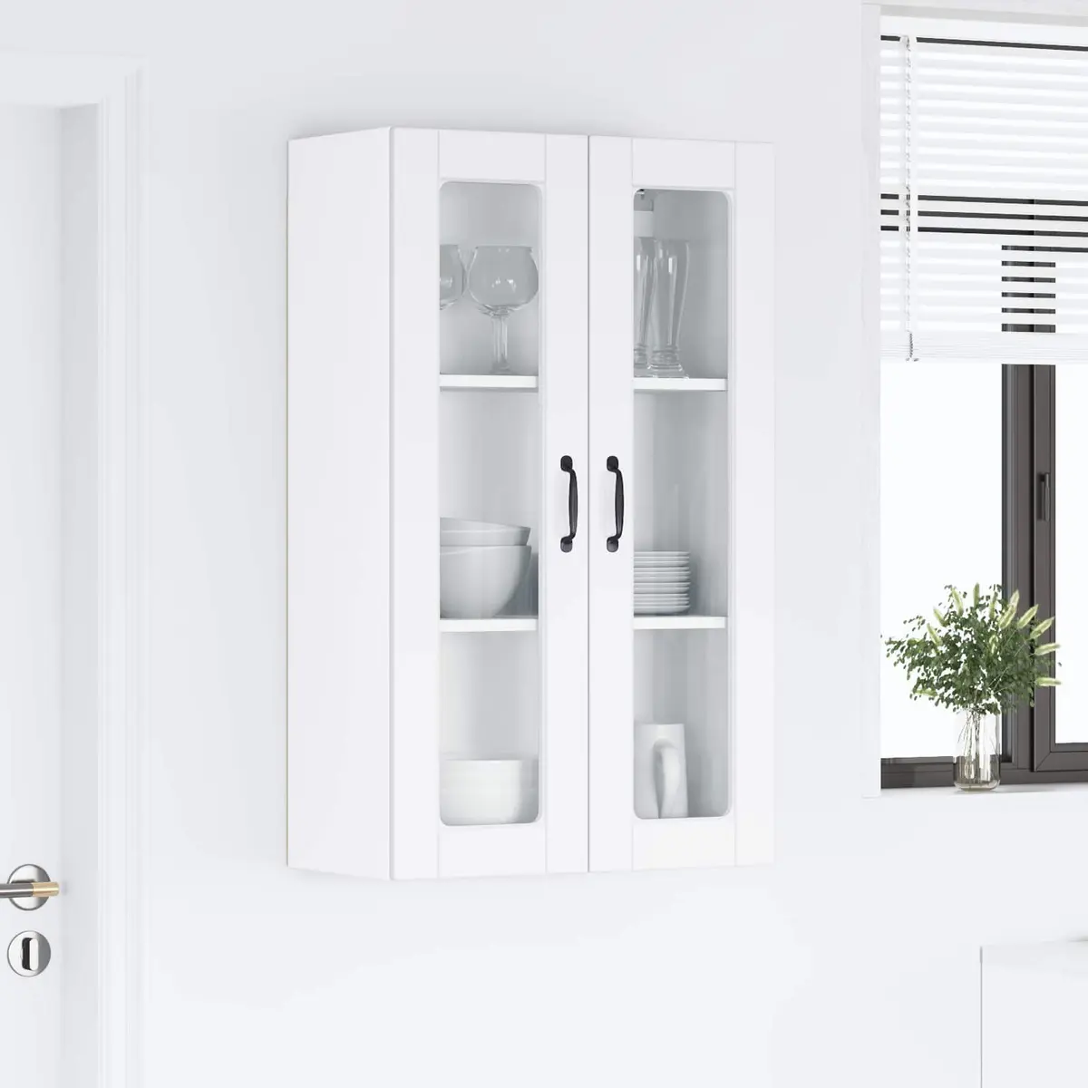 Wall-Mounted Storage Cabinet for Kitchens 60x31x100cm