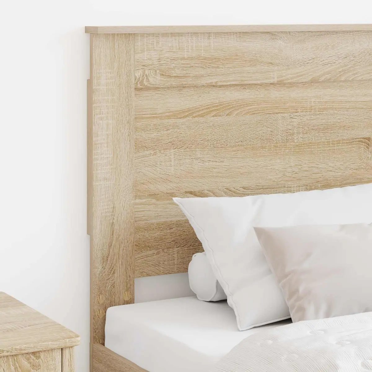 Headboard Modern Engineered Wood Brown 90cm Sonoma Oak Minimalist Furniture