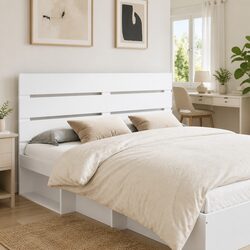 Functional White Headboard for Versatile Bedroom Styles