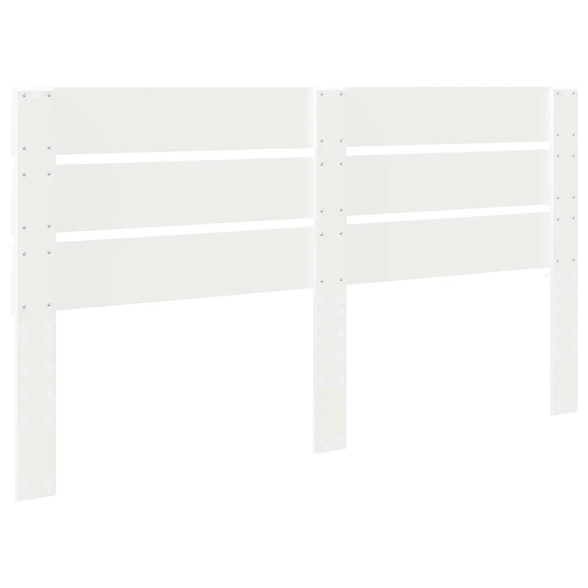 White Engineered Wood Headboard Modern Minimalist Design Bedroom Furniture