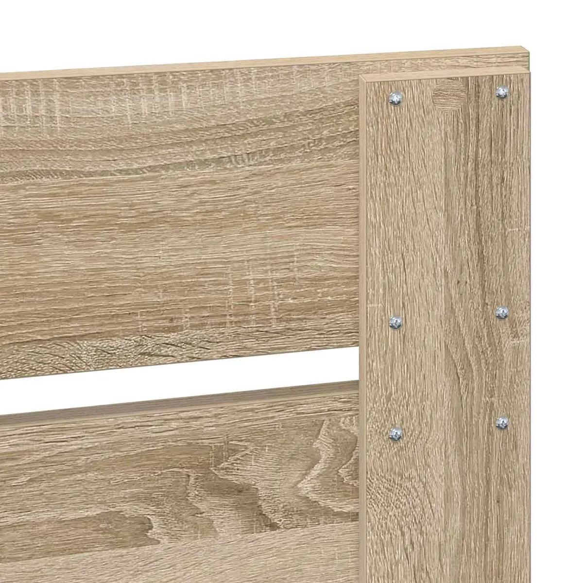 Headboard Engineered Wood 100 cm Brown Rectangular Minimalist