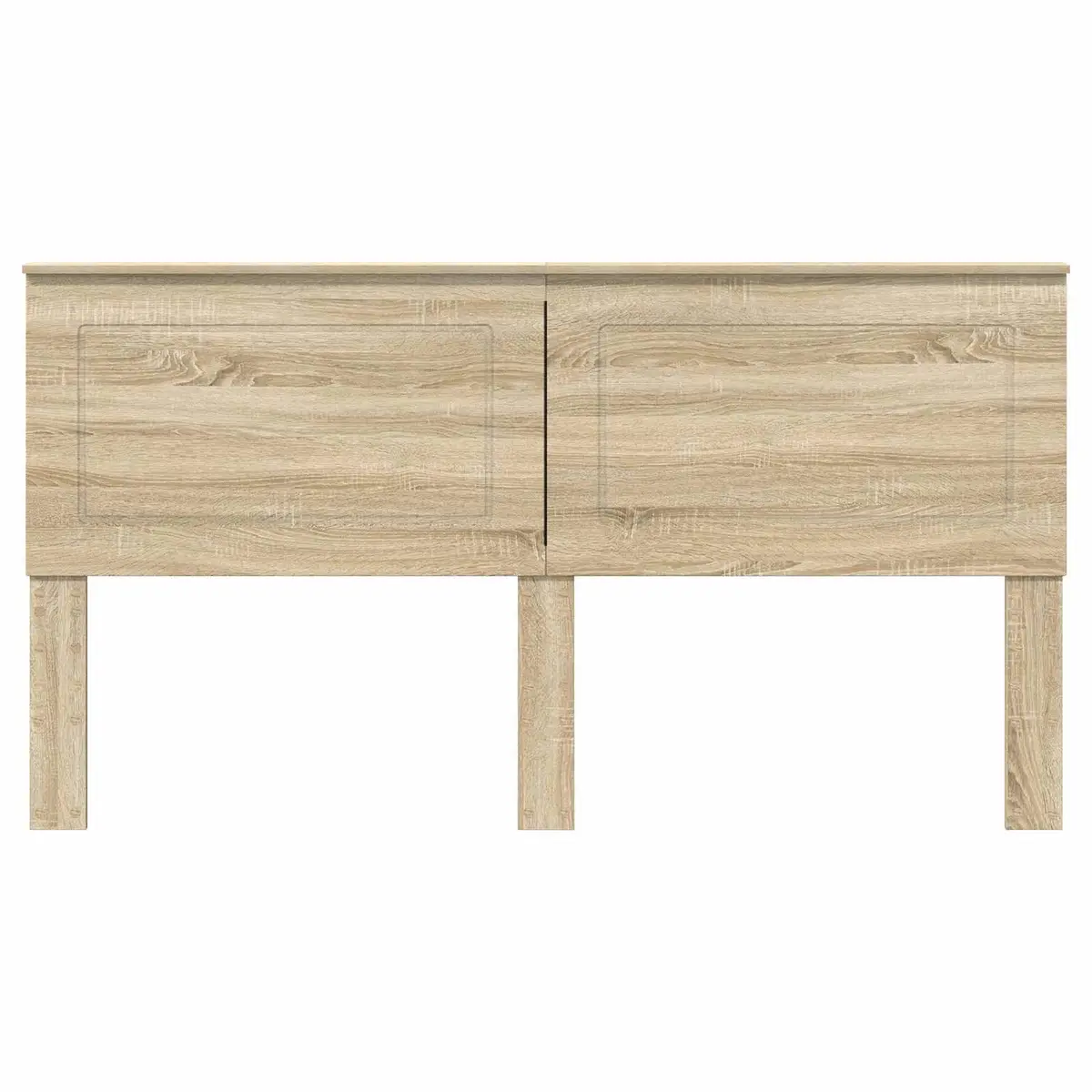 Headboard Sonoma Oak 100 cm Wall-Mounted Adjustable Height Engineered Wood