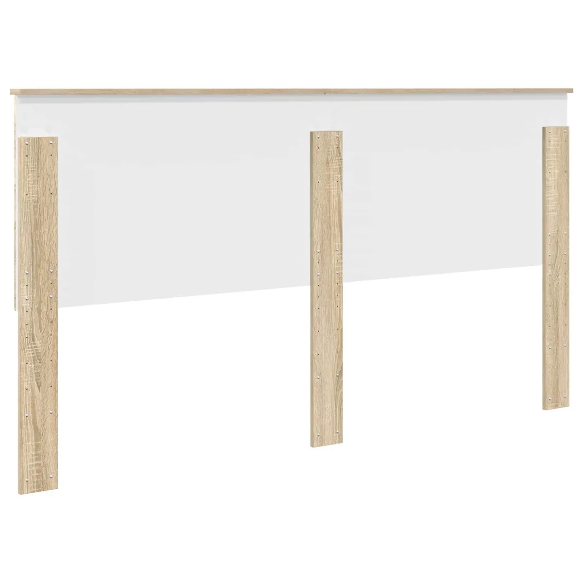 Headboard Sonoma Oak 100 cm Wall-Mounted Adjustable Height Engineered Wood