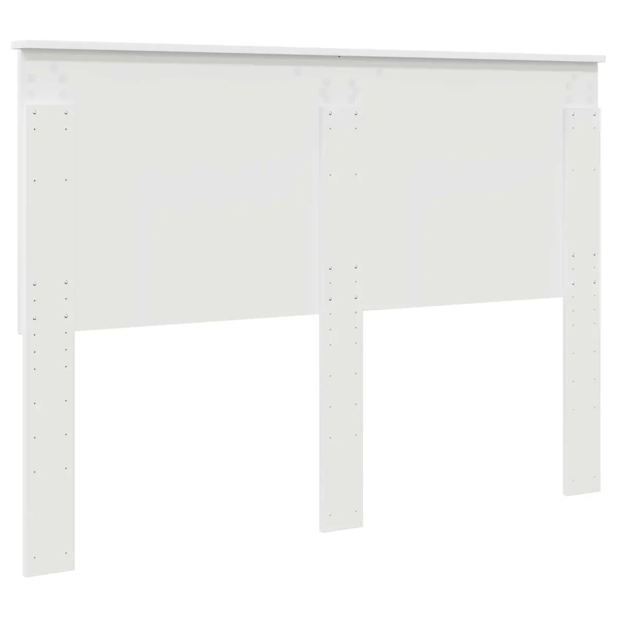 Wall-Mounted Headboard Engineered Wood 100cm Adjustable Height White Modern