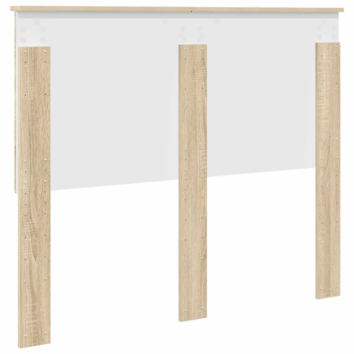 Wall-Mounted Headboard Engineered Wood Adjustable Brown Modern Bedroom Furniture