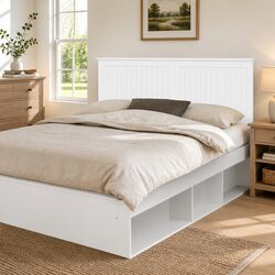 Practical 150cm White Headboard for Your Bedroom Setup
