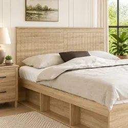Functional Brown Headboard for Stylish Spaces, 150 cm