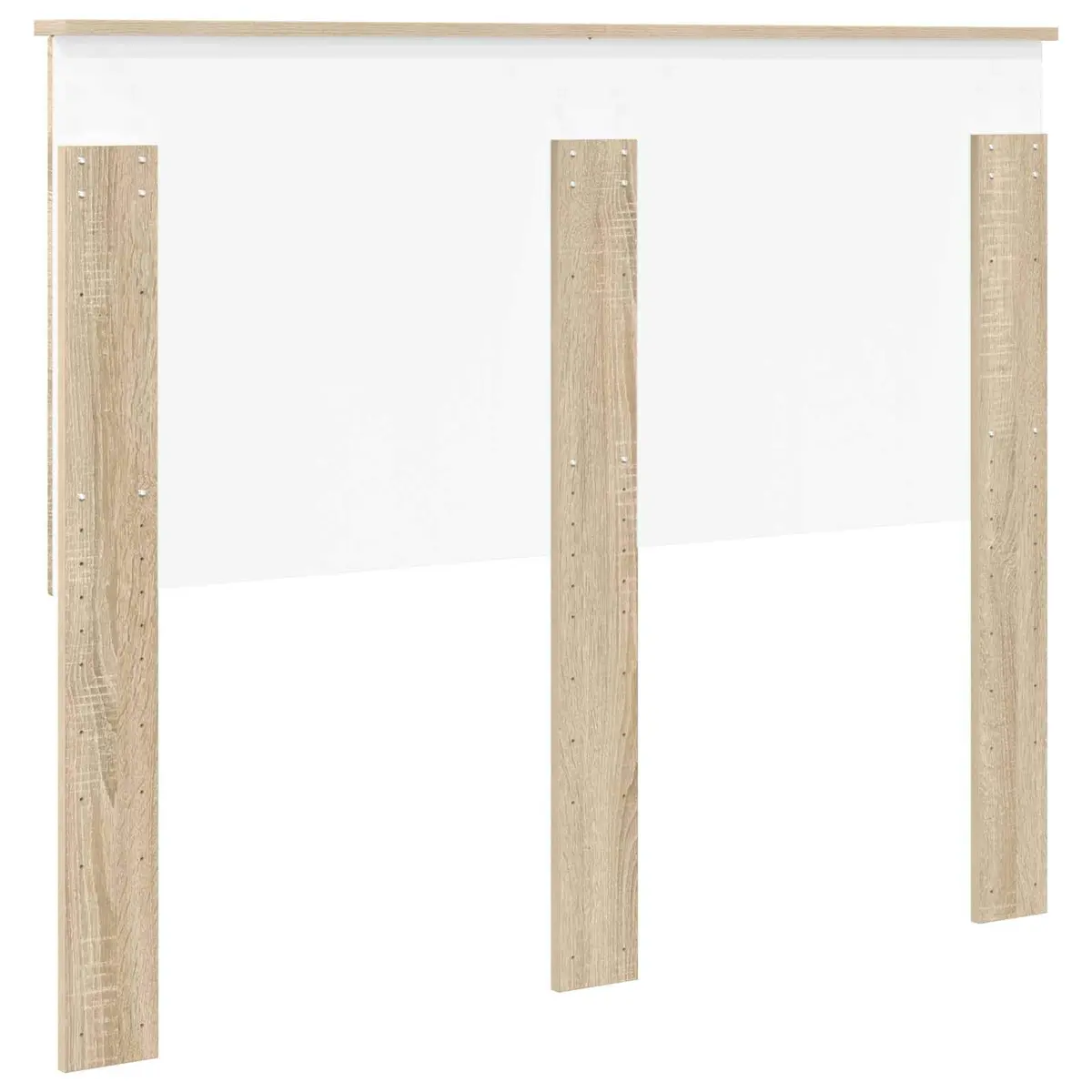 Headboard 135 cm Modern Bedroom Furniture Engineered Wood Brown Minimalist