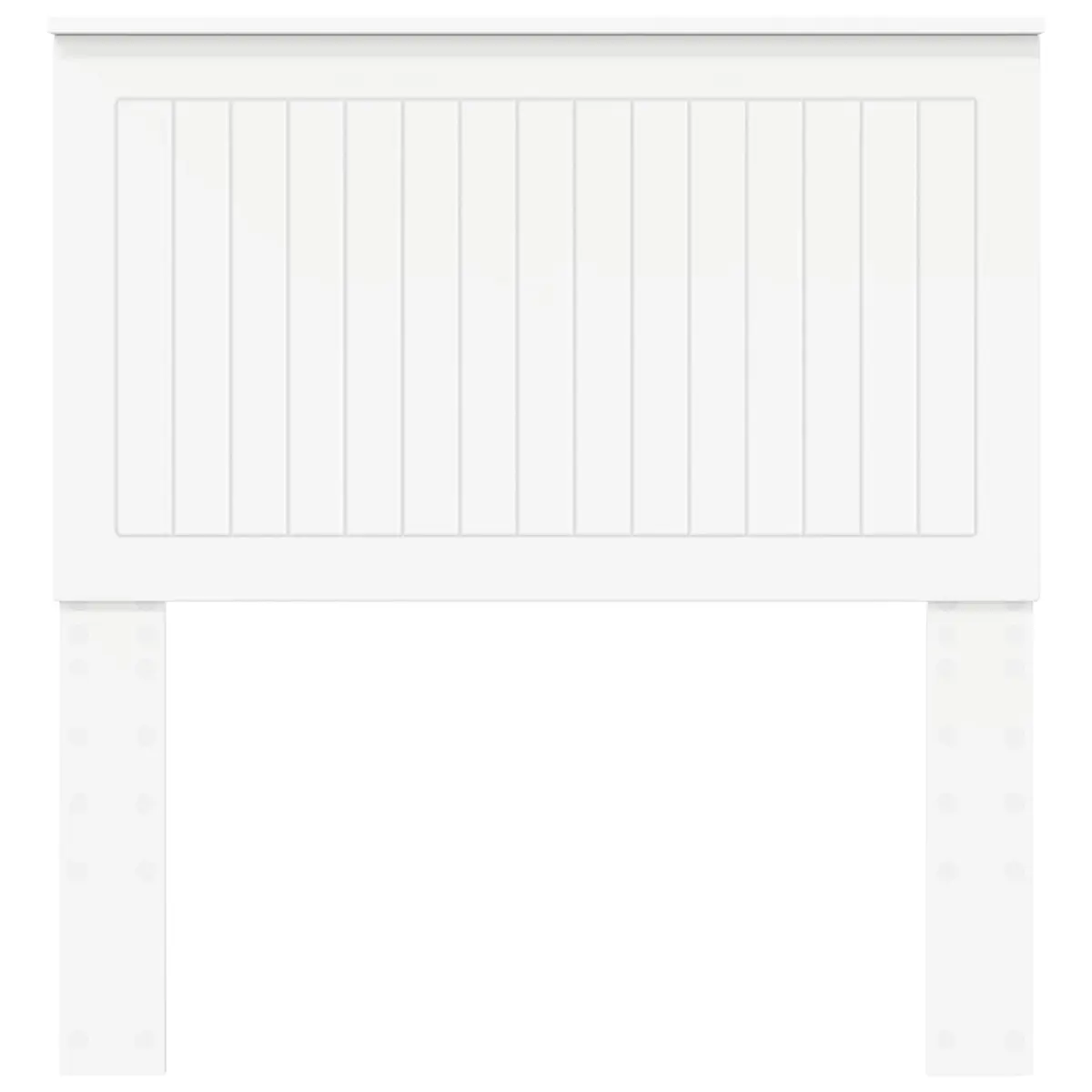 Headboard Engineered Wood 90cm White Modern Contemporary Minimalist