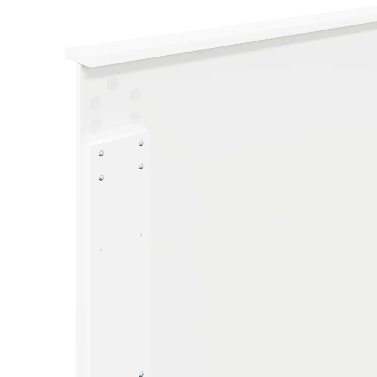 Headboard Engineered Wood 90cm White Modern Contemporary Minimalist