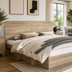 Versatile Engineered Wood Headboard for All Bedroom Styles