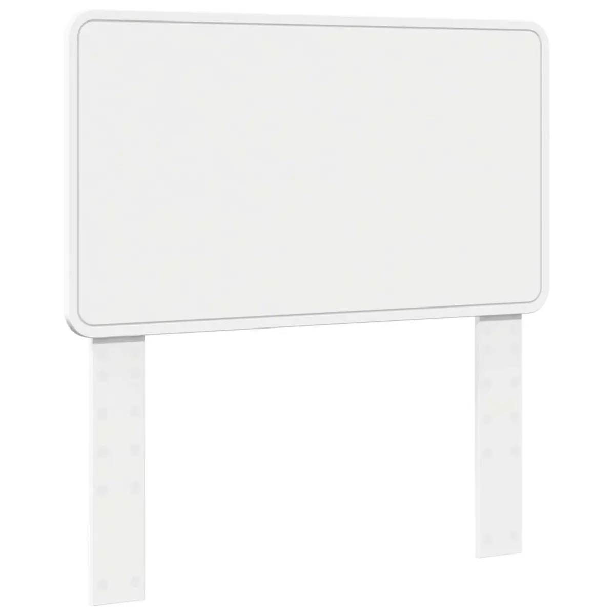 Engineered Wood Headboard Rectangular White Modern Bedroom Furniture