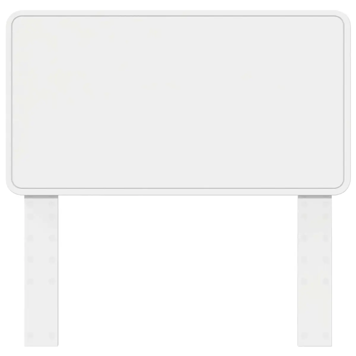 Engineered Wood Headboard Rectangular White Modern Bedroom Furniture