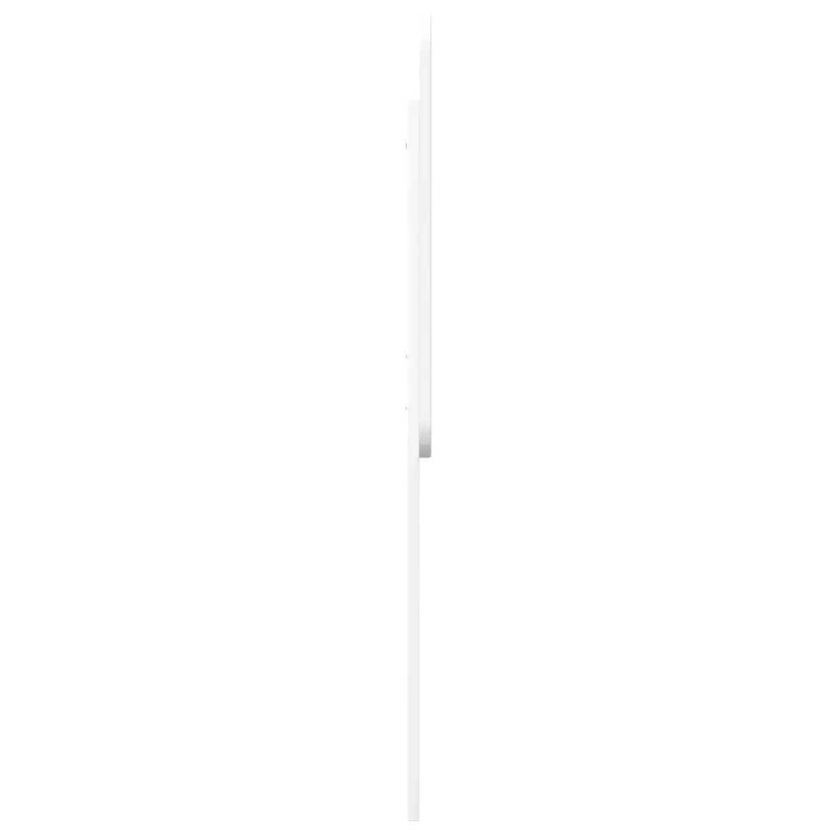 Engineered Wood Headboard Rectangular White Modern Bedroom Furniture