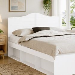 Versatile White Headboard for Different Bedroom Styles