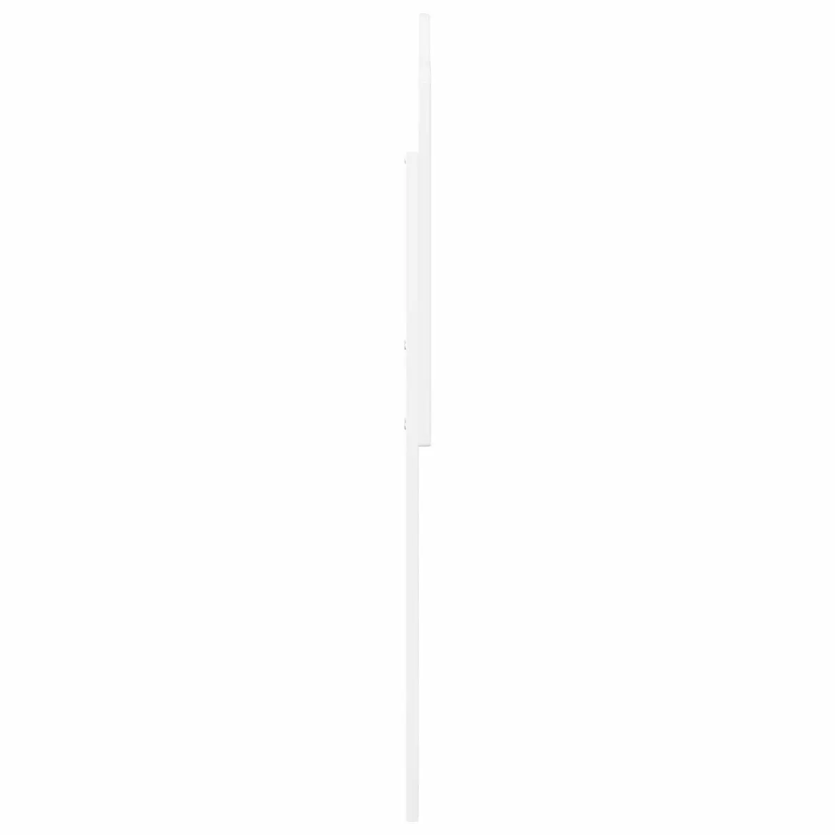 Headboard White Modern Minimalist Bedroom Furniture Engineered Wood Wall Mount