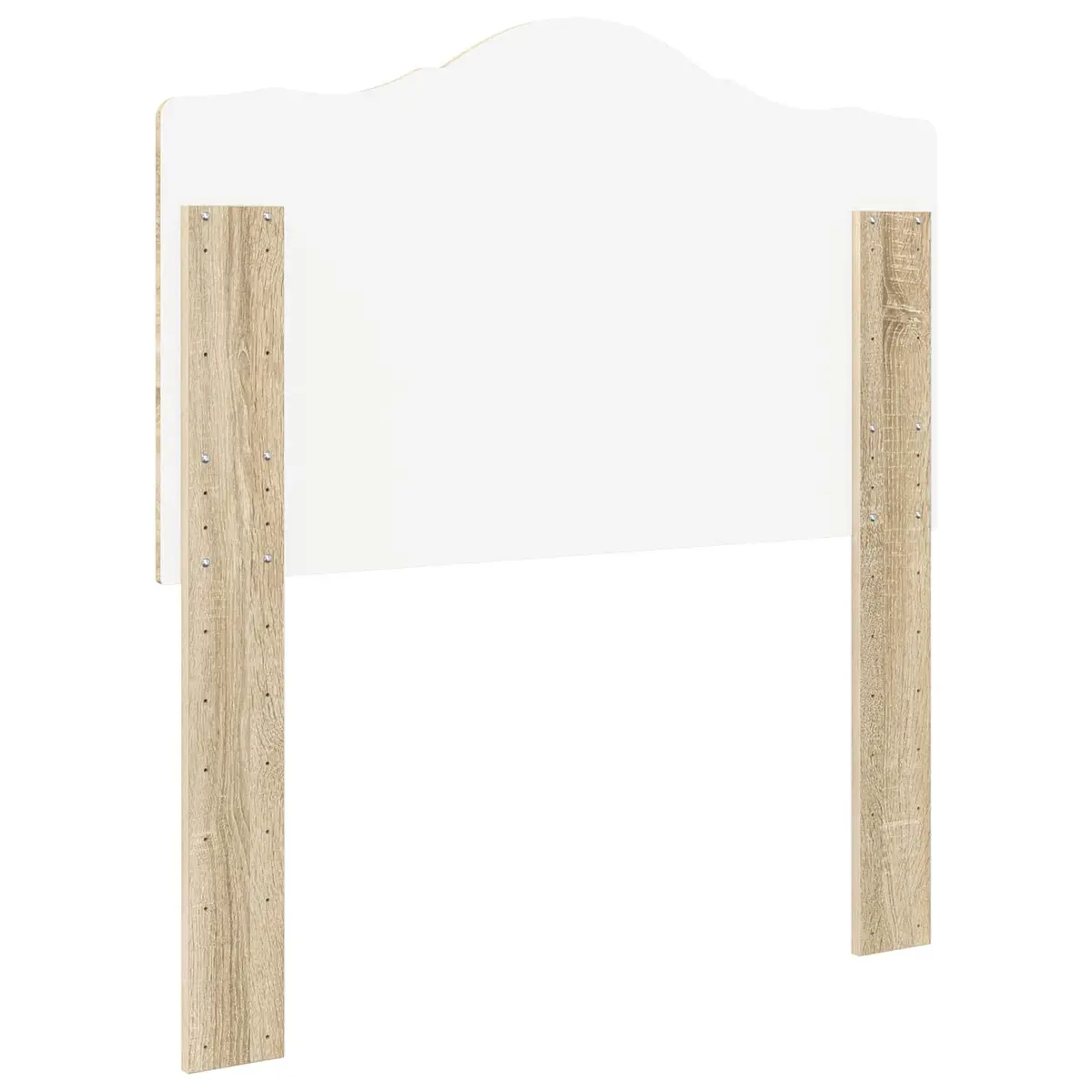 Headboard Engineered Wood Modern Minimalist Brown Sonoma Oak
