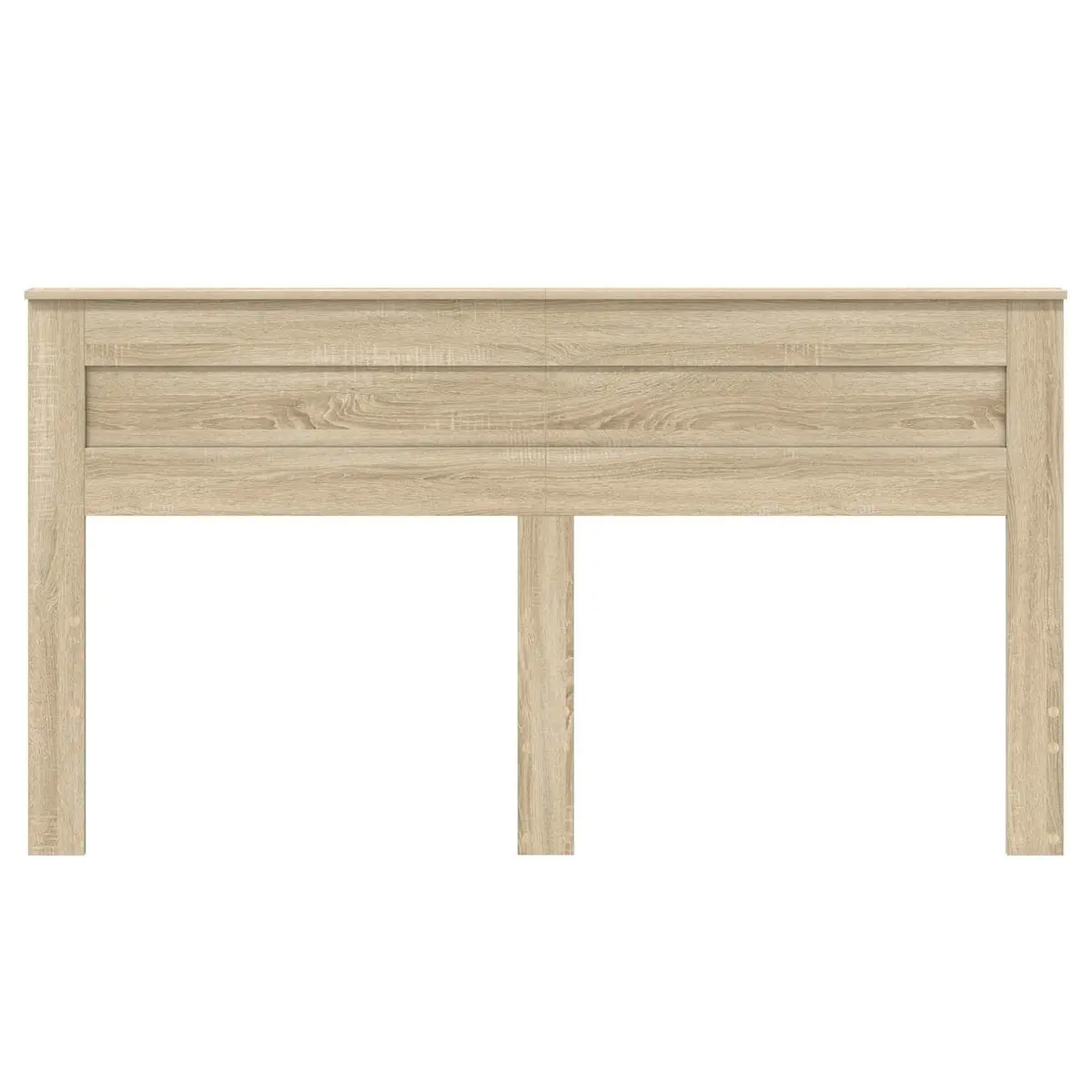 Engineered Wood Headboard Modern Brown Contemporary Style